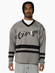 MITCHELL & NESS CHROME JERSEY BULL