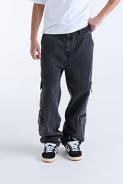VOUSETI CARGO DENIM PANT