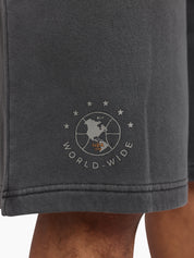 MITCHELL & NESS WORLDWIDE FLEECE JORTS BULLS