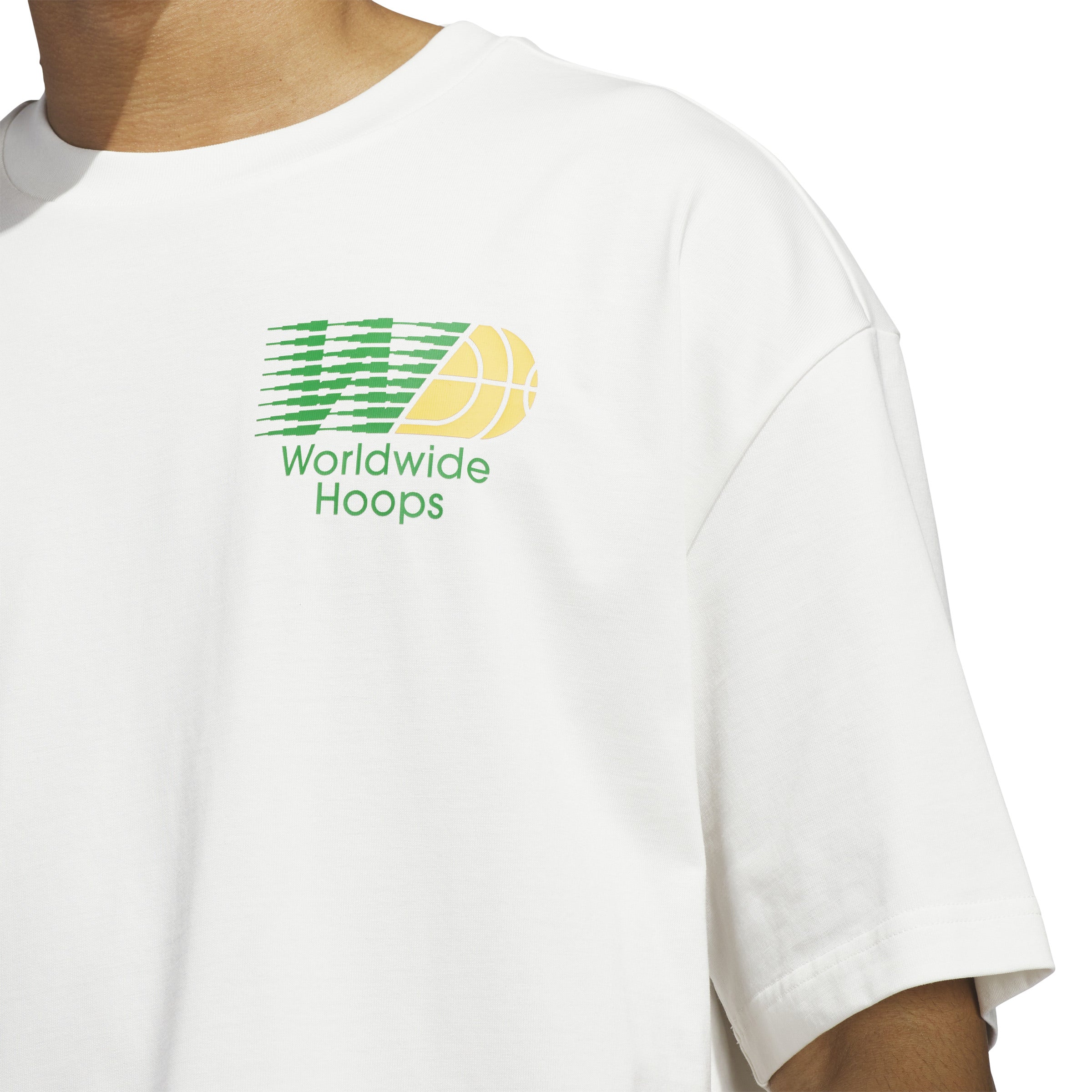 ADIDAS GLBL HOOPS TEE