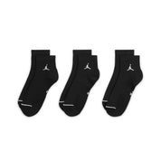 JORDAN UNISEX EVERYDAY CUSHIONED ANKLE SOCKS - 3 PACK