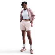 NIKE WOMENS PHOENIX FLEECE MID-RISE 4" SHORT
