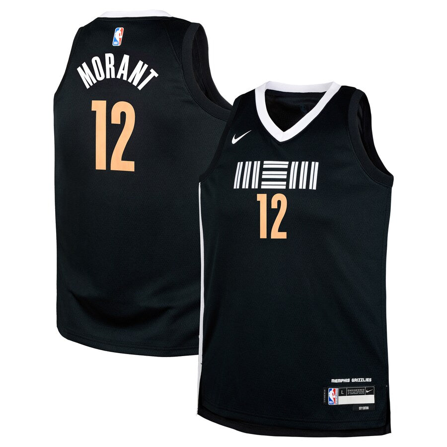 NIKE YOUTH GRIZZLIES CITY EDITION SWINGMAN JERSEY - JA MORANT