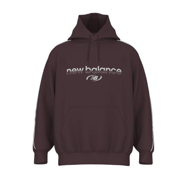 NEW BALANCE TRACKSIDE FLEECE HOODIE