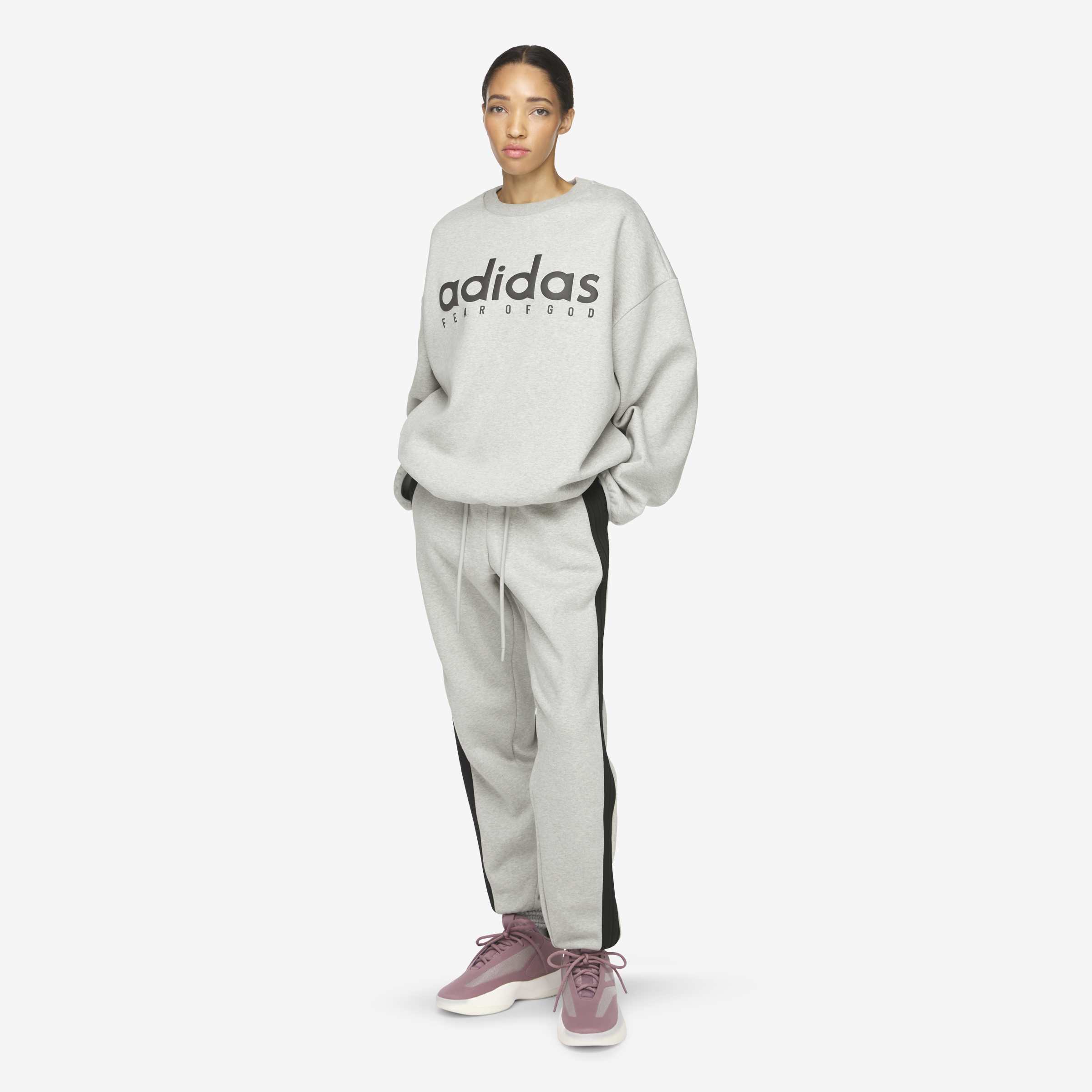 ADIDAS FEAR OF GOD ATHLETICS HEATHER FLEECE PANT