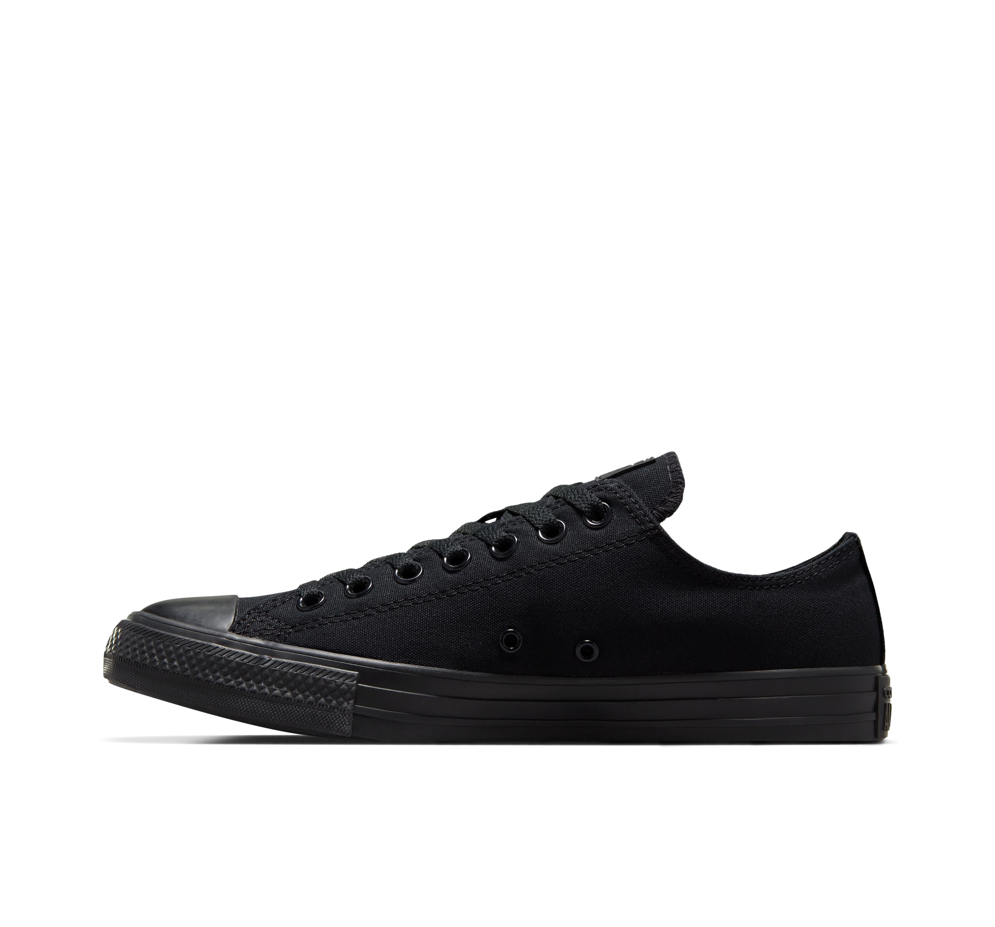 CONVERSE ALL STAR LOW TOP BLACK MONO