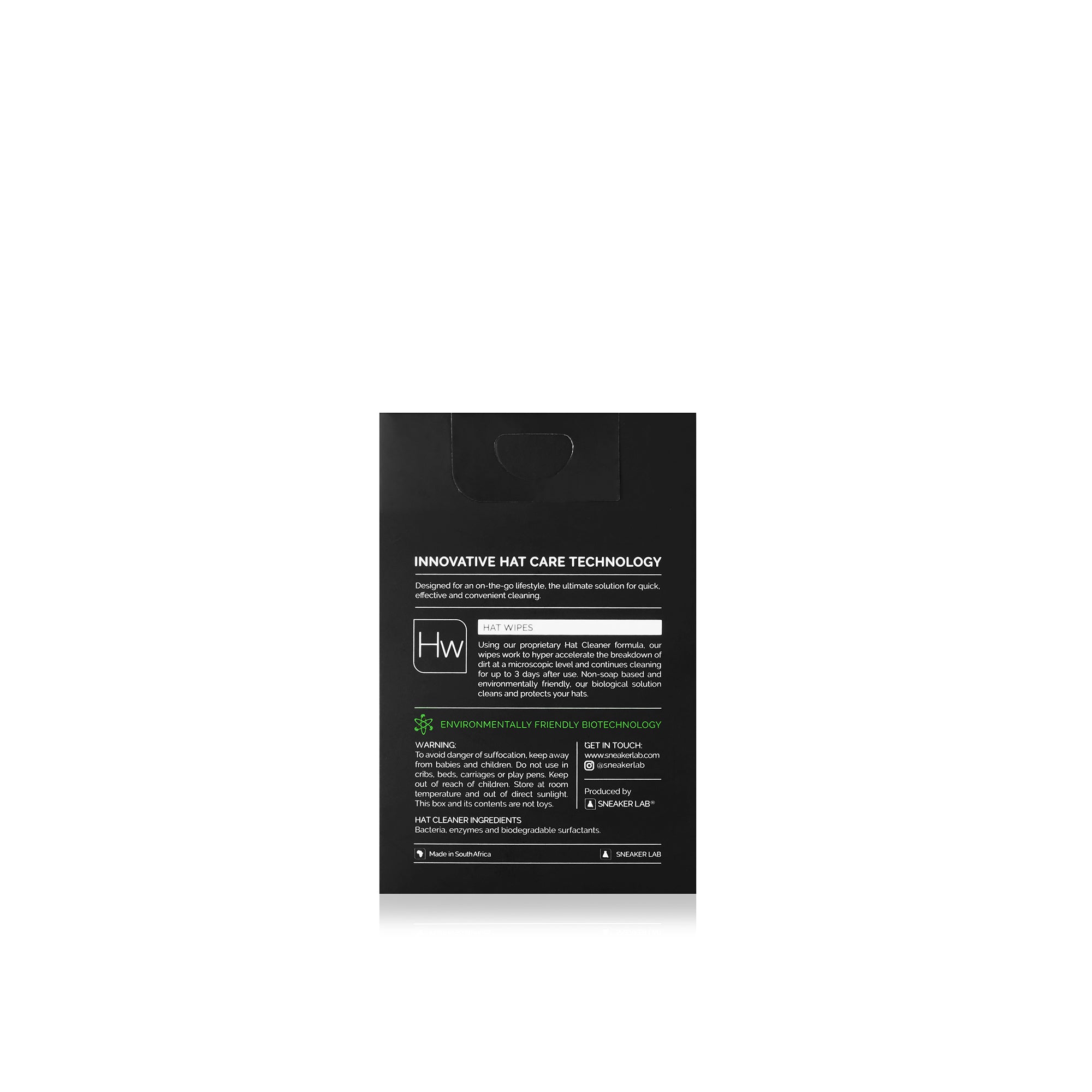 SNEAKER LAB HAT WIPES 12 BOX