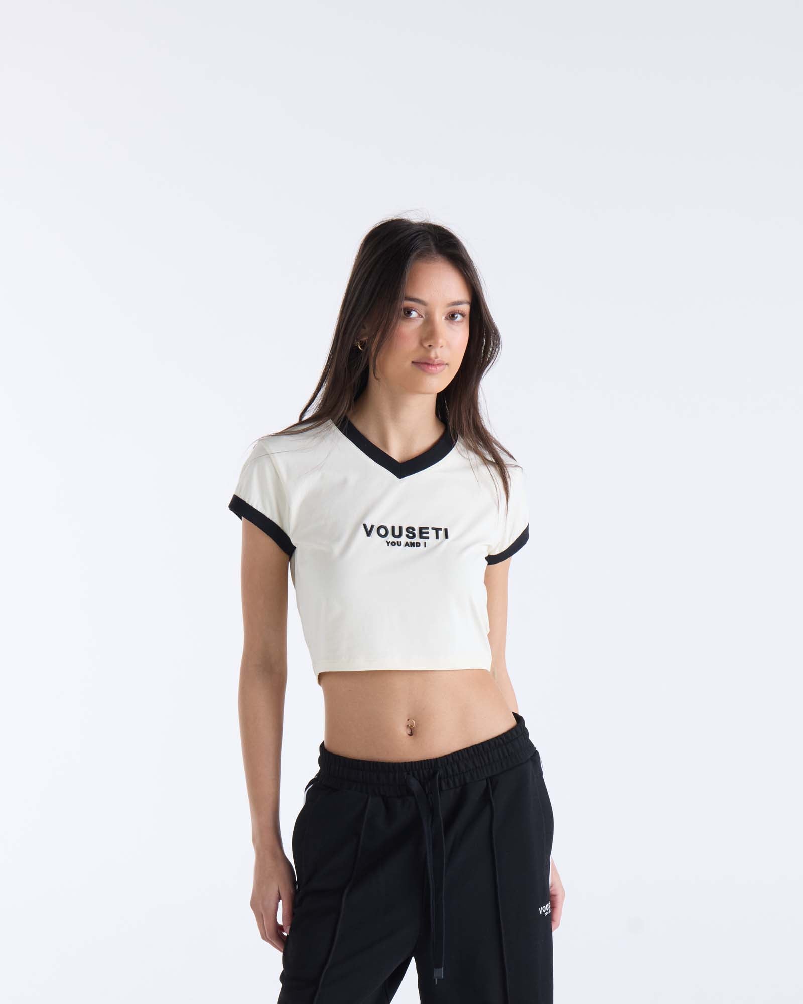 VOUSETI WOMENS CROP TEE