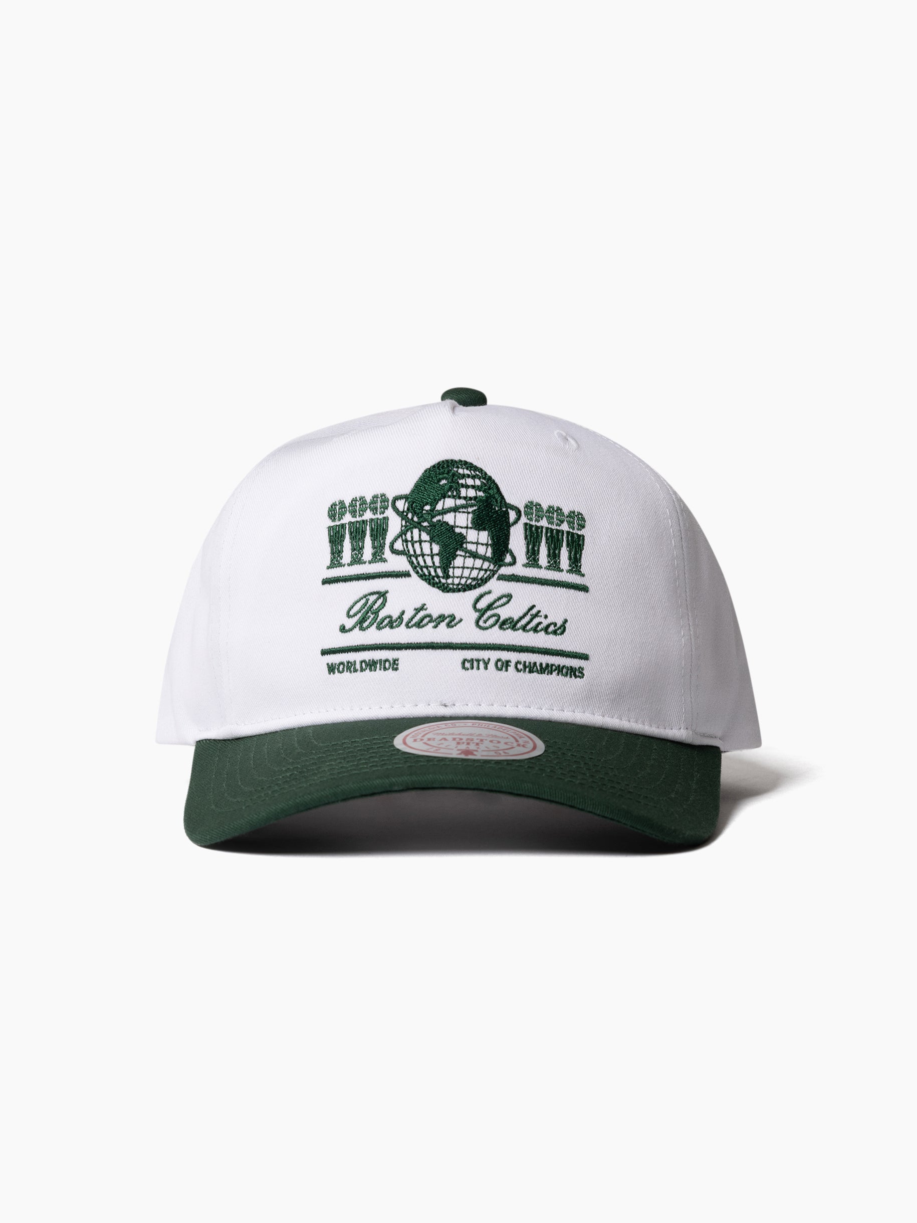 MITCHELL & NESS WORLD-WIDE CELTICS CAP
