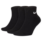 NIKE UNISEX EVERYDAY CUSHIONED ANKLE SOCKS - 3 PACK