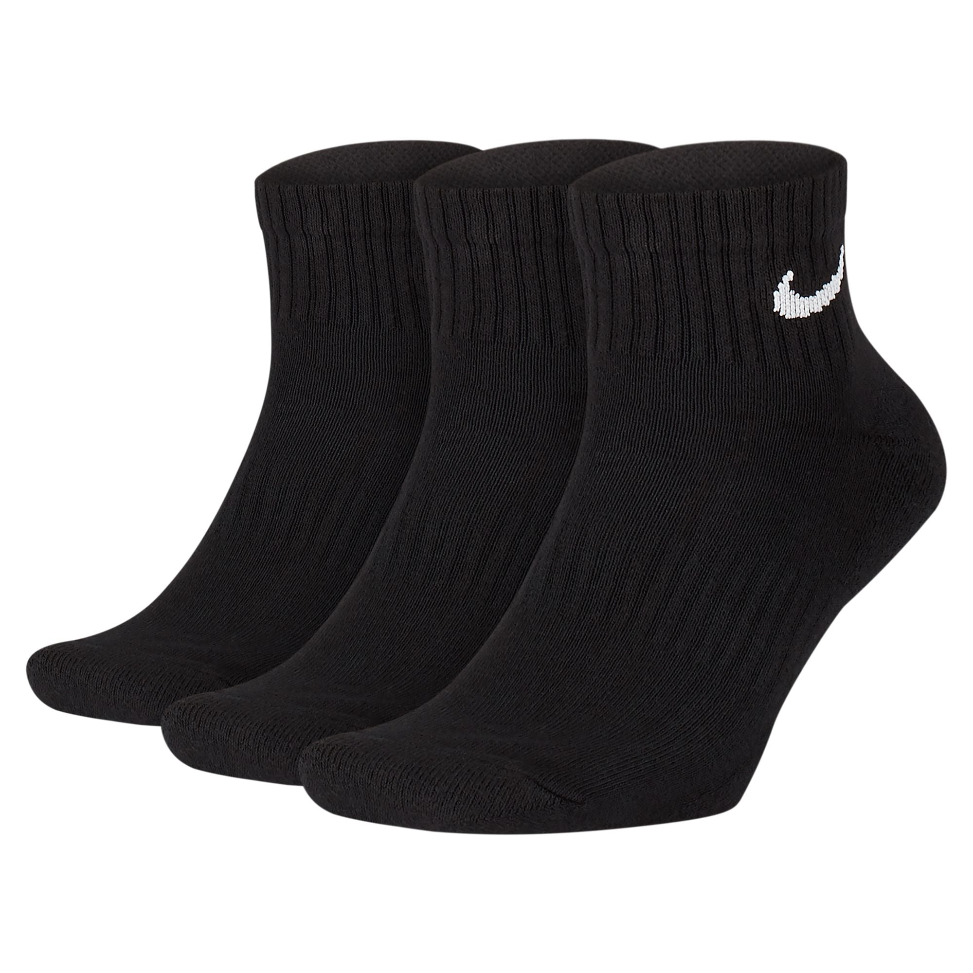 NIKE UNISEX EVERYDAY CUSHIONED ANKLE SOCKS - 3 PACK
