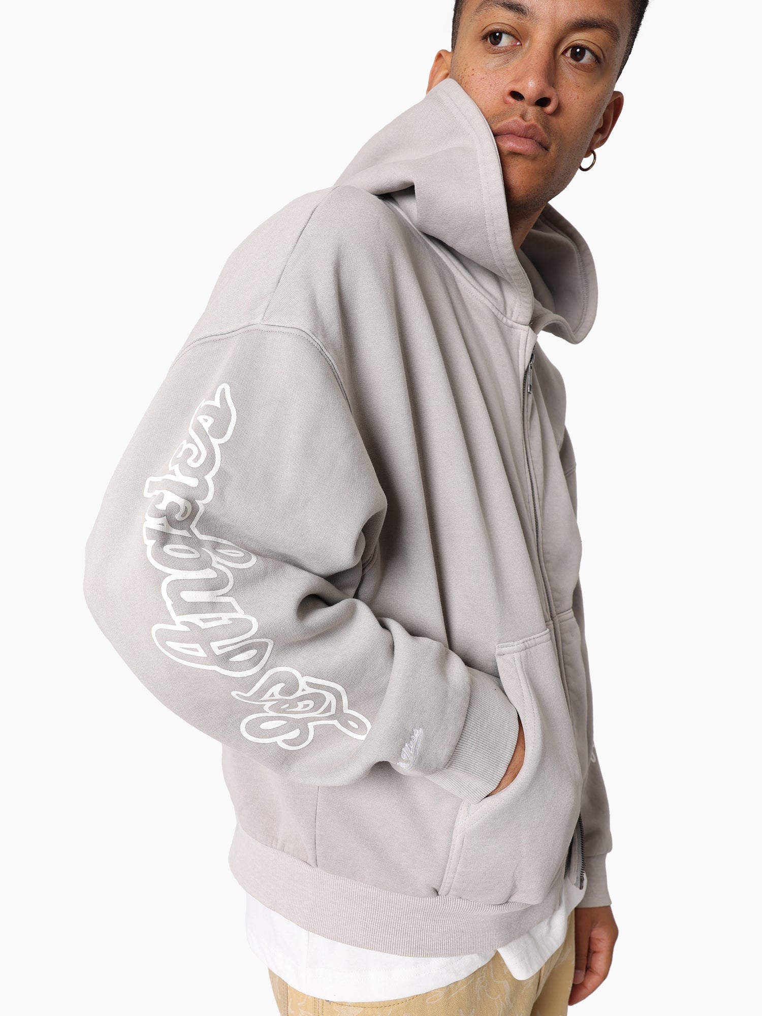 MITCHELL & NESS LAKERS BACK2BACK2BACK ZIP HOODIE