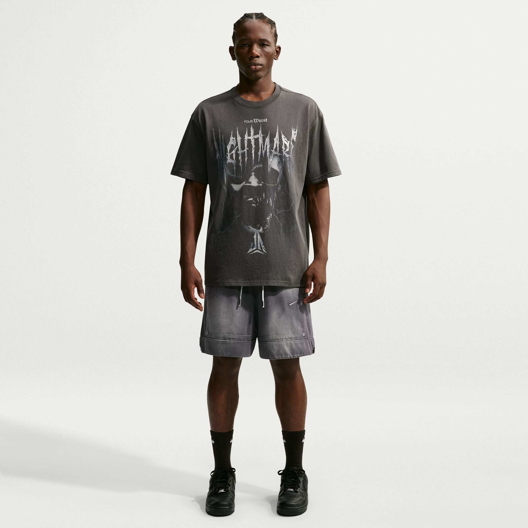 NIKE MENS JA MORANT OG NIGHTMARE LOOSE TEE