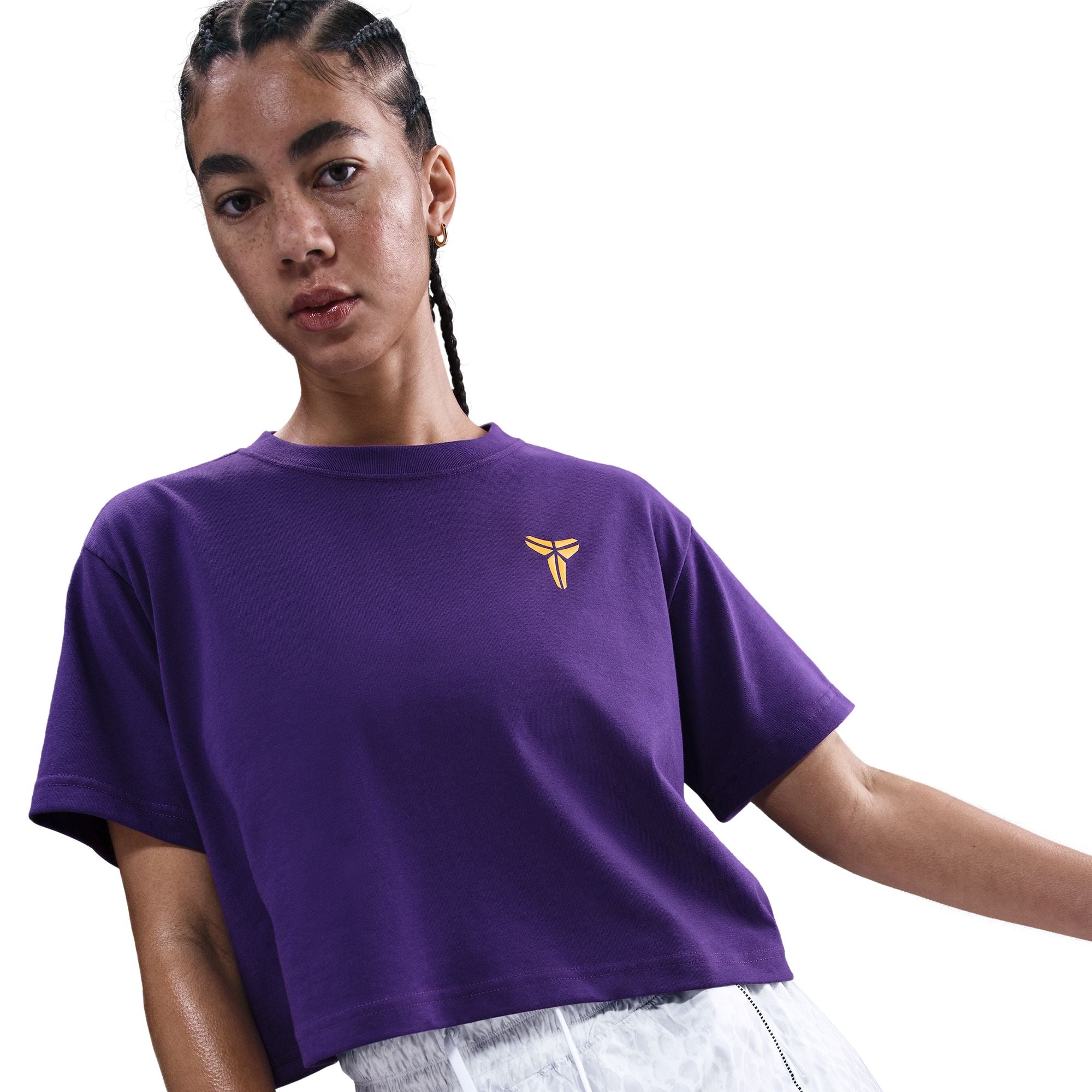 NIKE WOMENS KOBE DRI-FIT CROPPED TEE