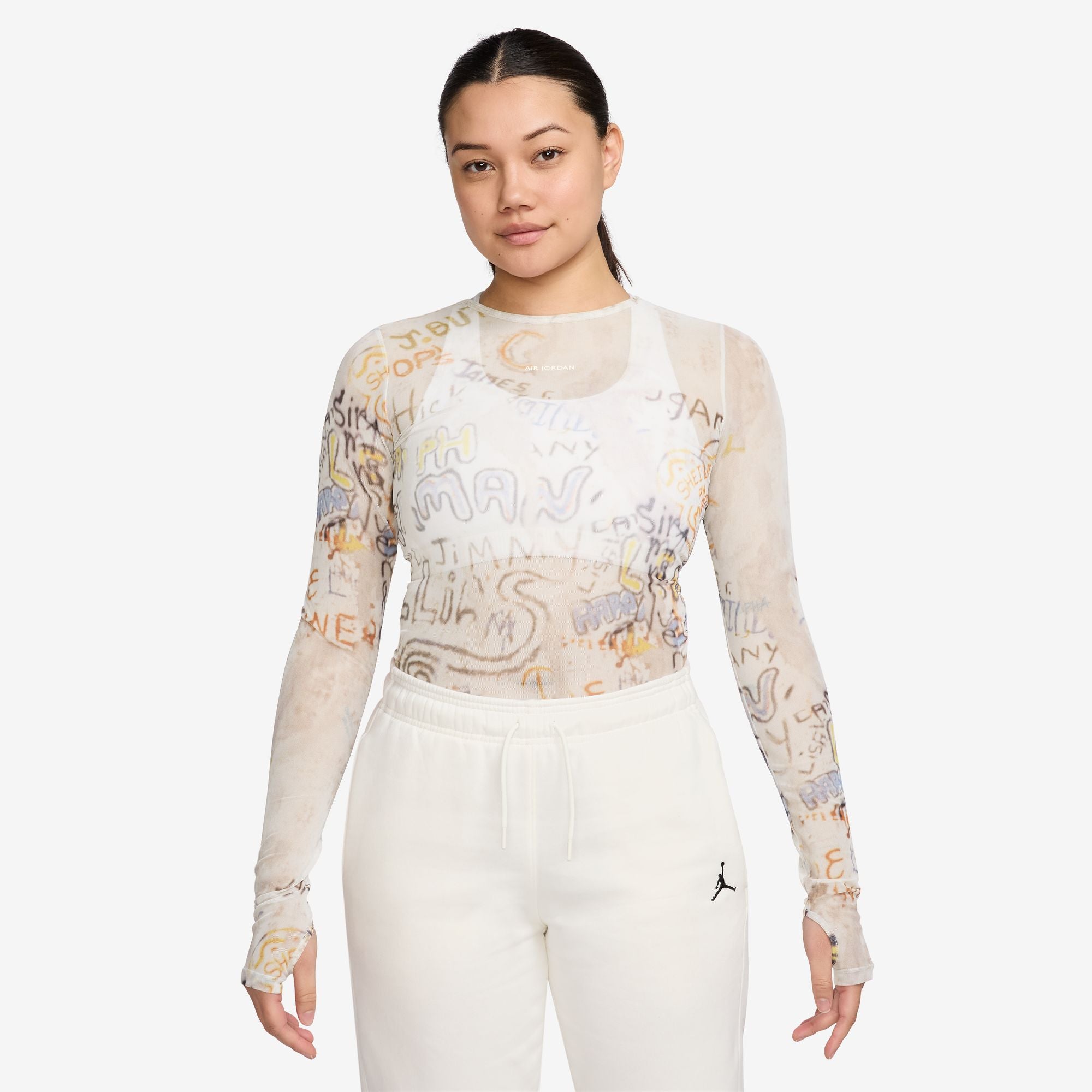JORDAN W AIR JDN LS TOP
