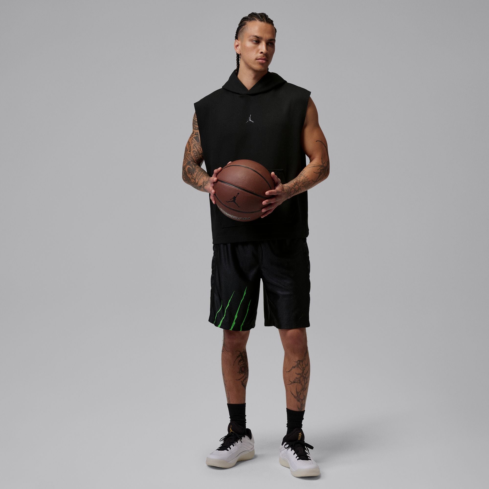 JORDAN MENS SPORT HOOP FLEECE SLEEVELESS HOODIE