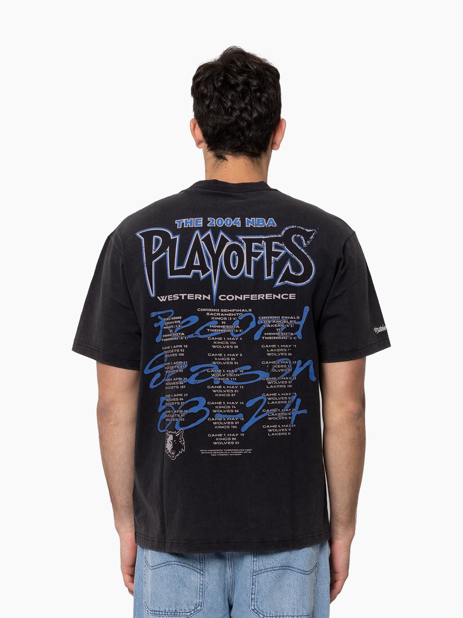 MITCHELL & NESS PLAYOFF MERCH TEE TIMBERWOLVES