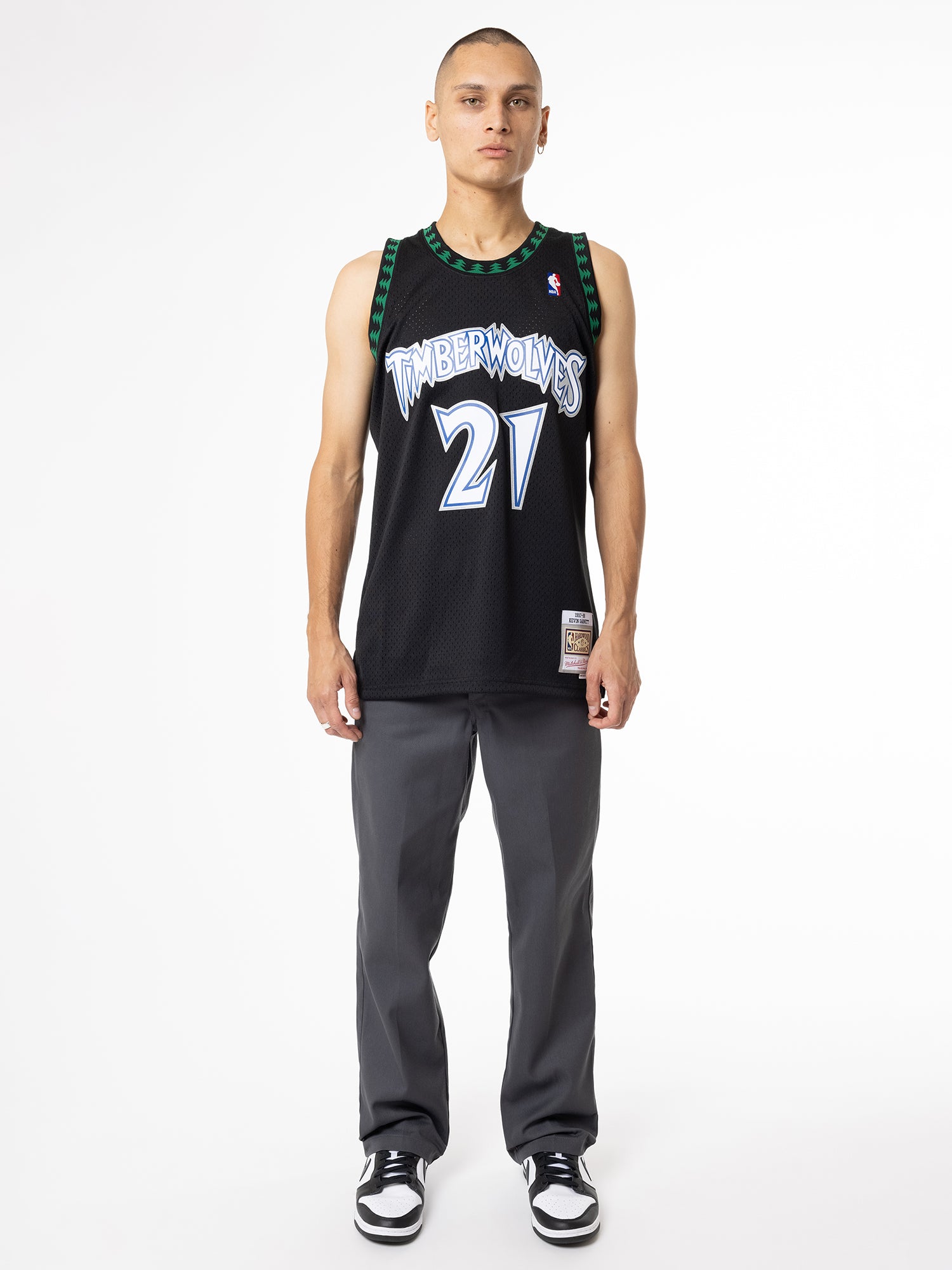 MITCHELL & NESS 97-98 ROAD TIMBERWOLVES SWINGMAN JERSEY - GARNETT