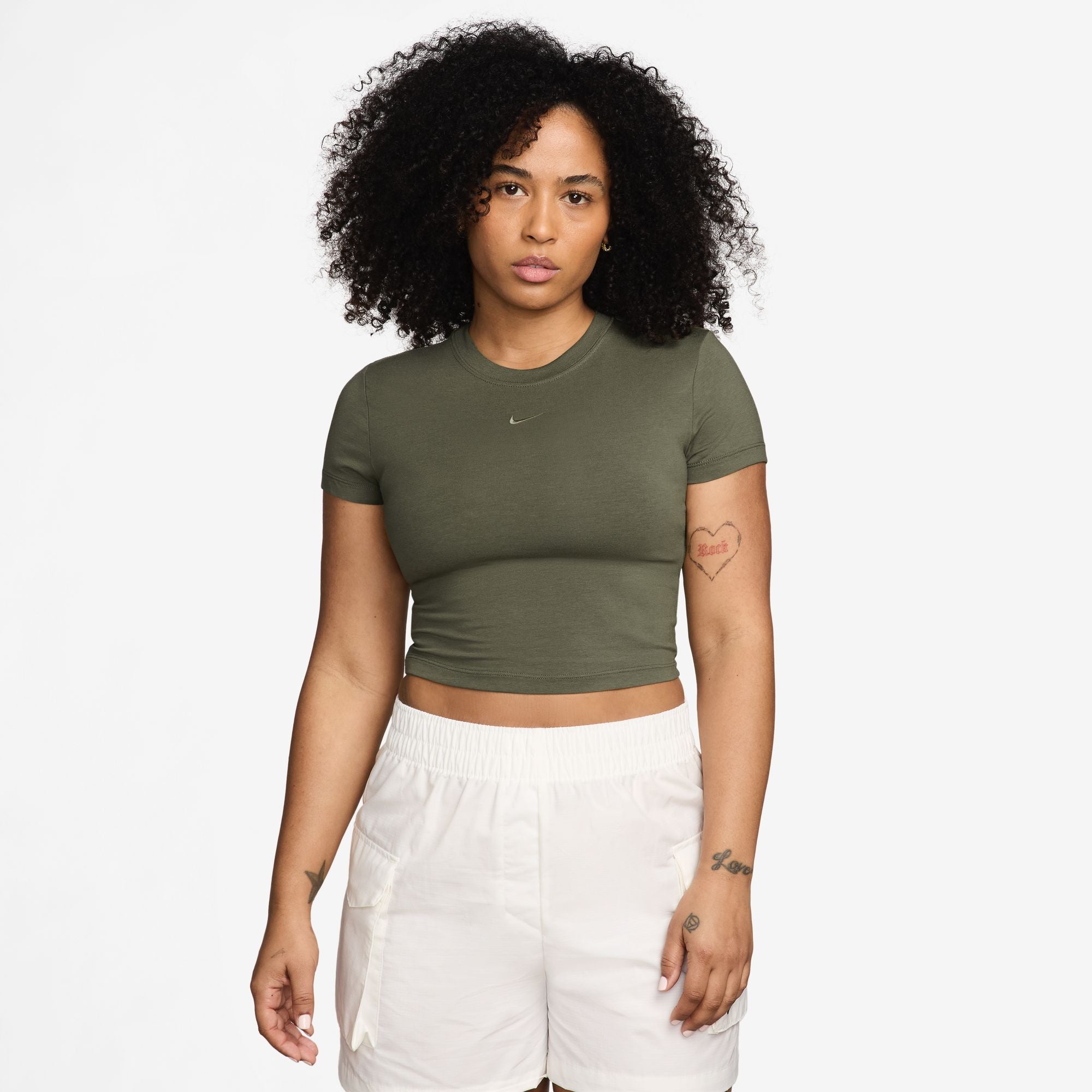 NIKE WOMENS CROPPED TEE