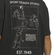 ADIDAS SPORTS DESIGN FAST BREAK TEE