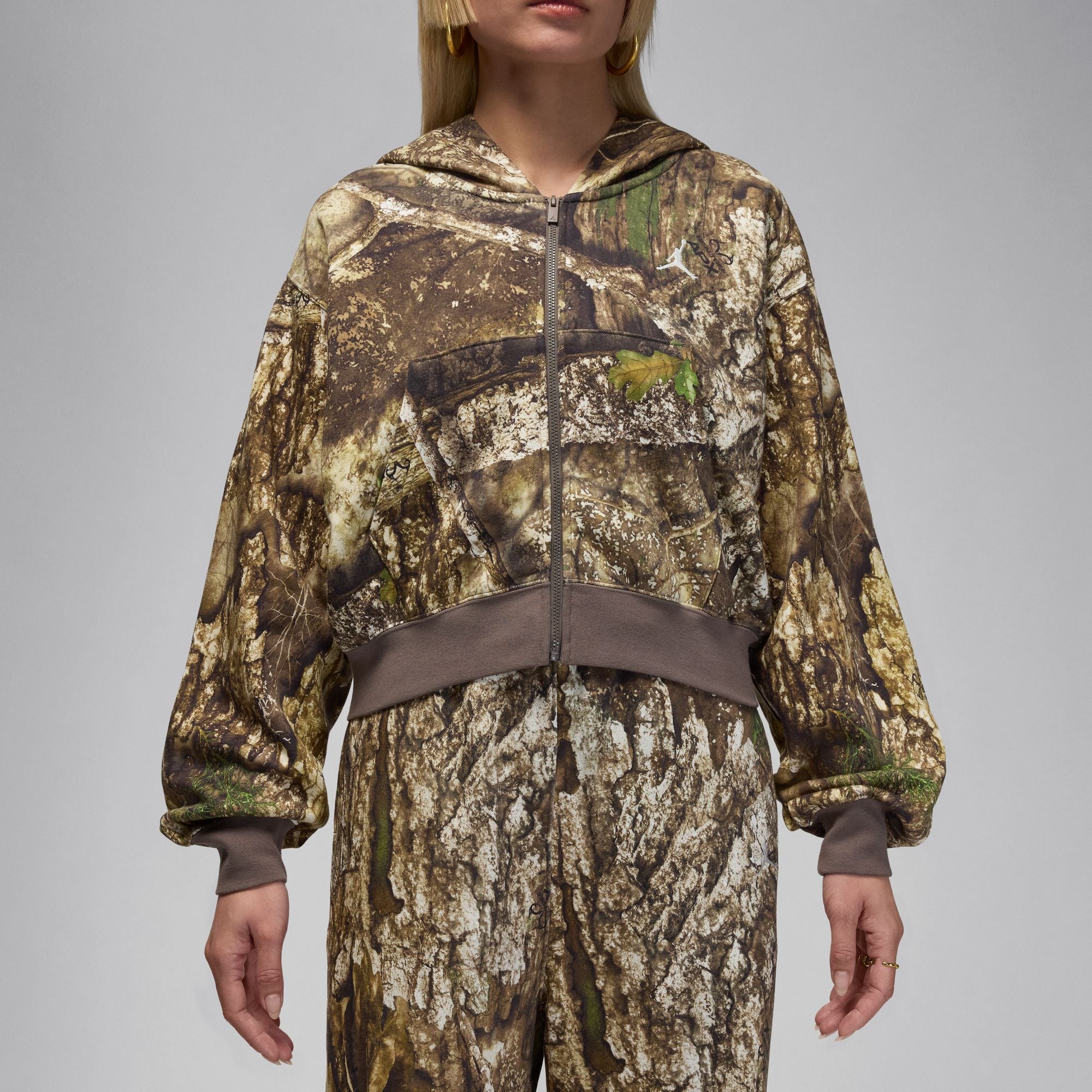 JORDAN WOMENS REALTREE MOD CROP HOODIE