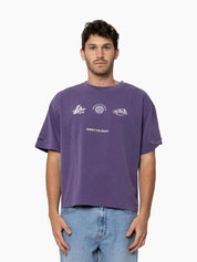 MITCHELL & NESS LA LAKERS TRI LOGO TEE
