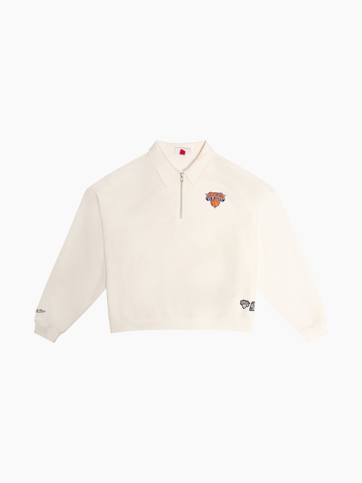 MITCHELL & NESS NY KNICKS BOXY 1/4 ZIP