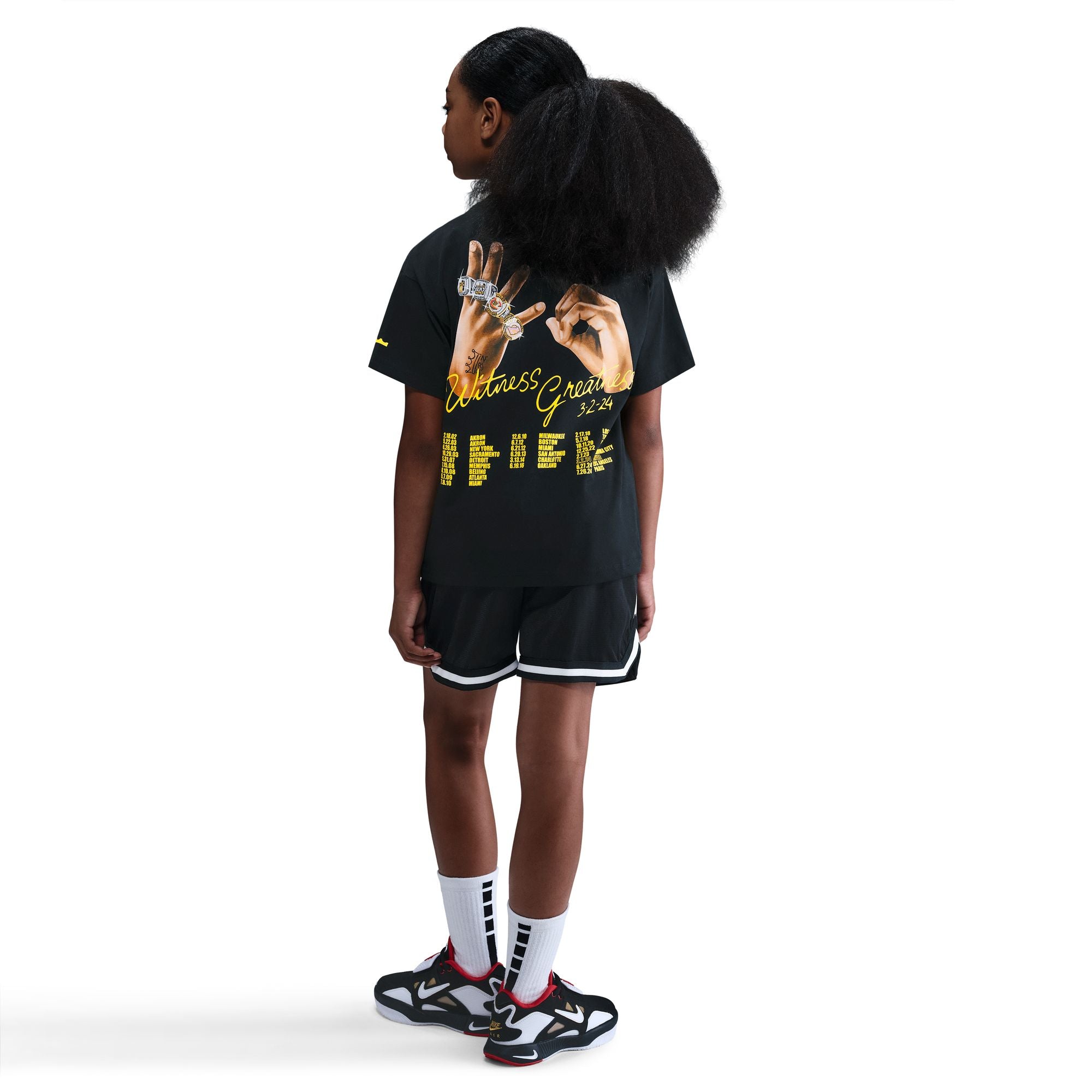 NIKE LEBRON YOUTH TEE MAX90 "UNCHARTED"