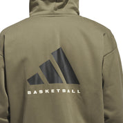 ADIDAS BASKETBALL FULL-ZIP HOODIE