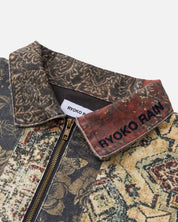 RYOKO RAIN VINTAGE PATCH WORK JACKET