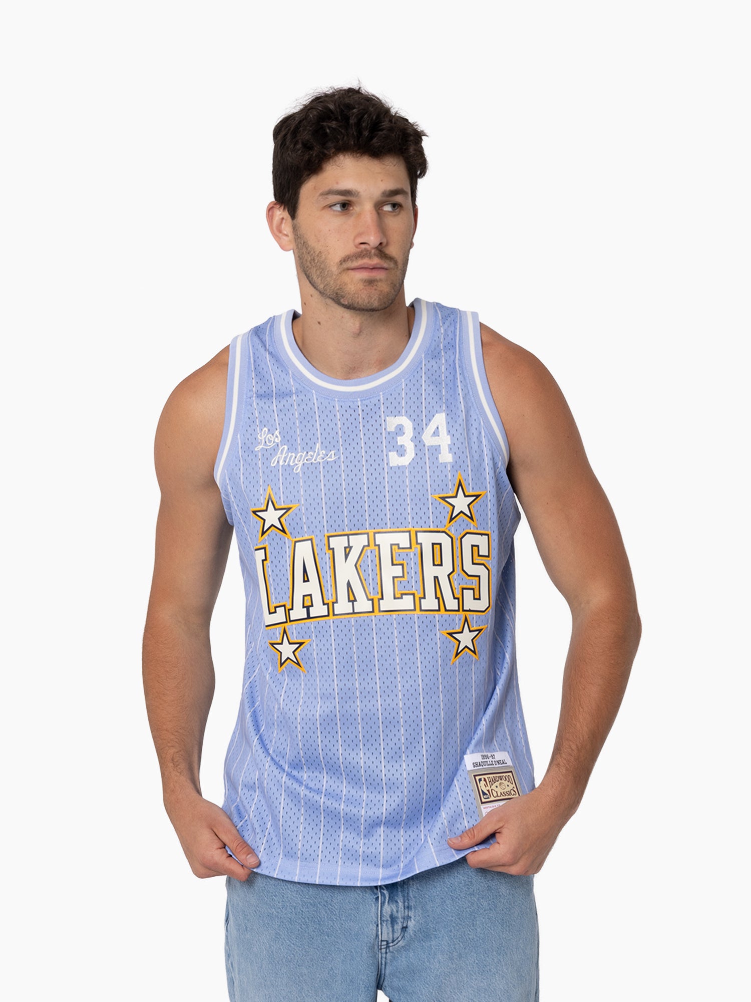 MITCHELL & NESS SWINGMAN JERSEY TIP-OFF LAKERS O'NEAL