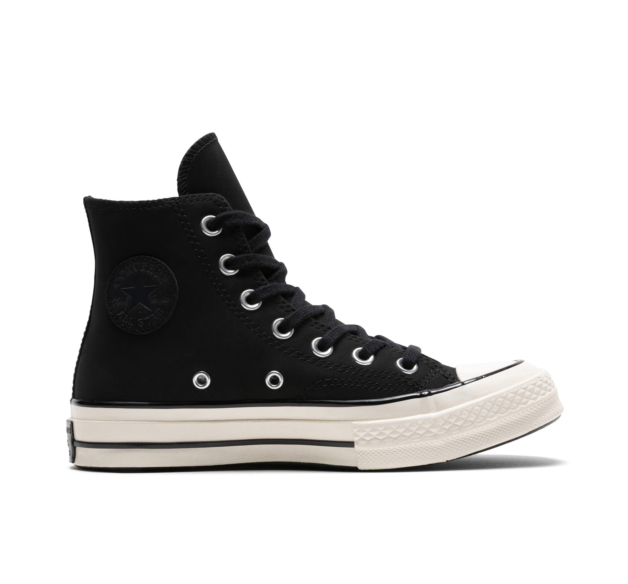 CONVERSE CHUCK 70 LEATHER HIGH TOP BLACK