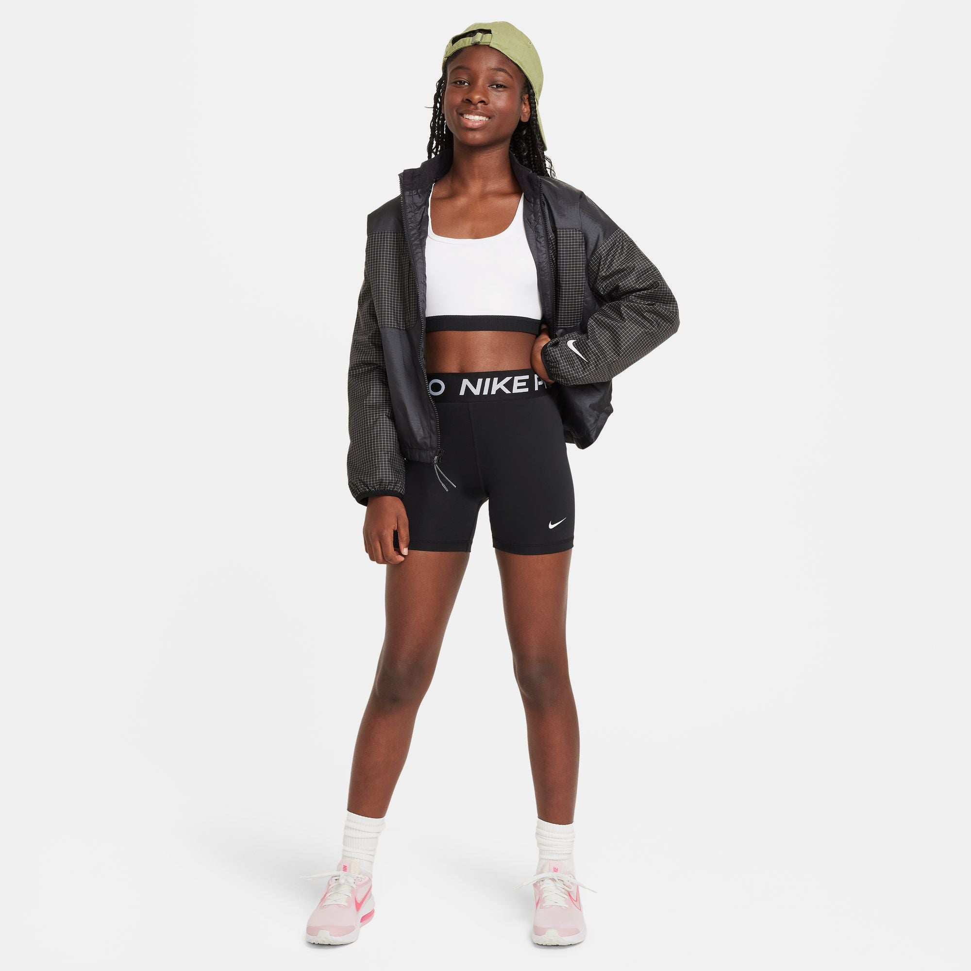 NIKE GIRLS PRO DRI-FIT 3IN SHORT