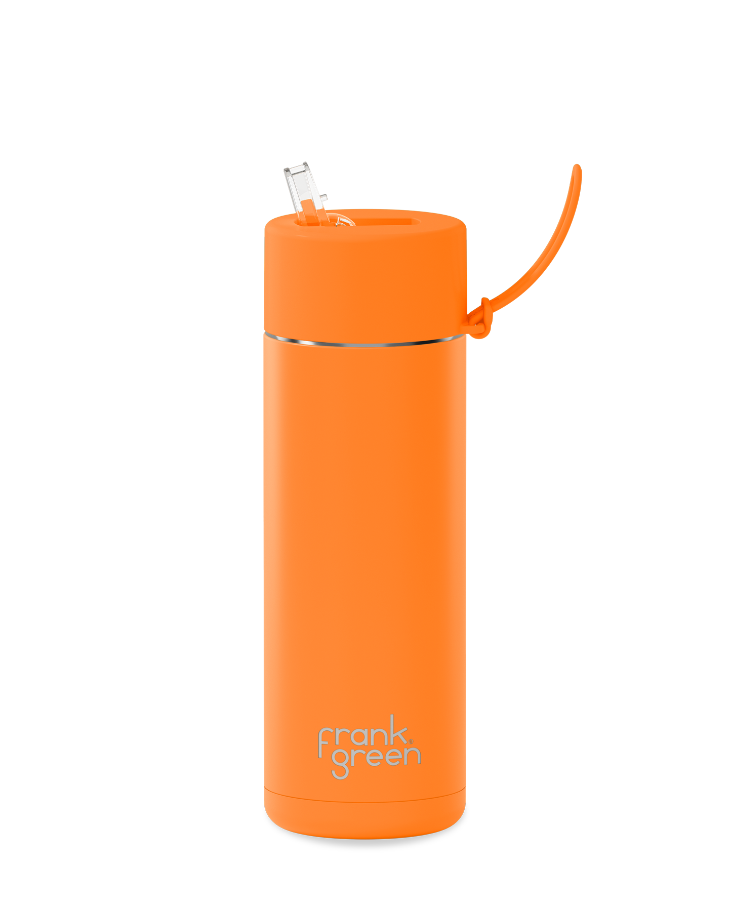 FRANK GREEN 20OZ SSC REUSABLE BOTTLE NEON ORANGE