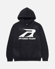 RYOKO RAIN ARTISTS & ATHLETES HOODIE - BLACK/WHITE