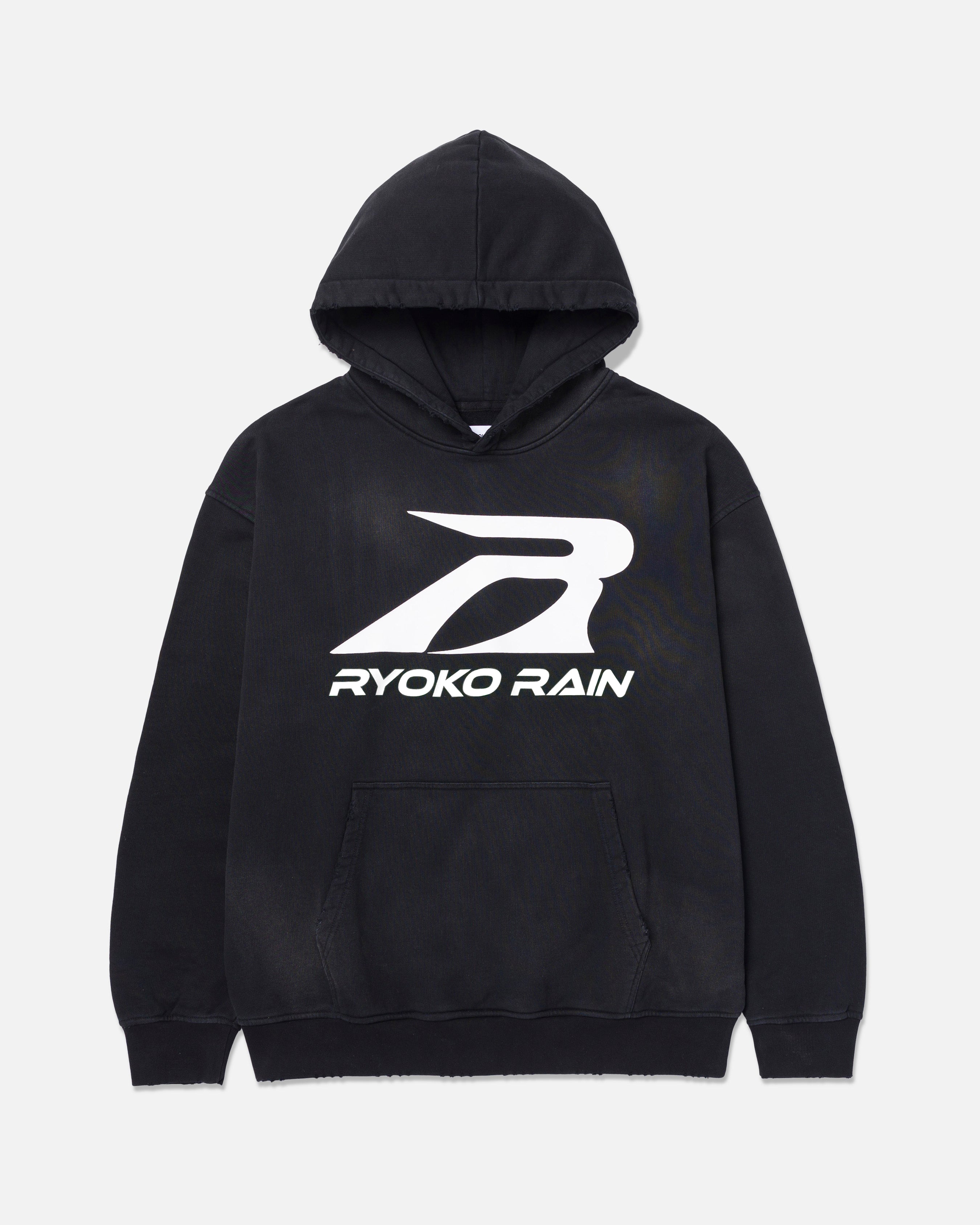 RYOKO RAIN ARTISTS & ATHLETES HOODIE - BLACK/WHITE