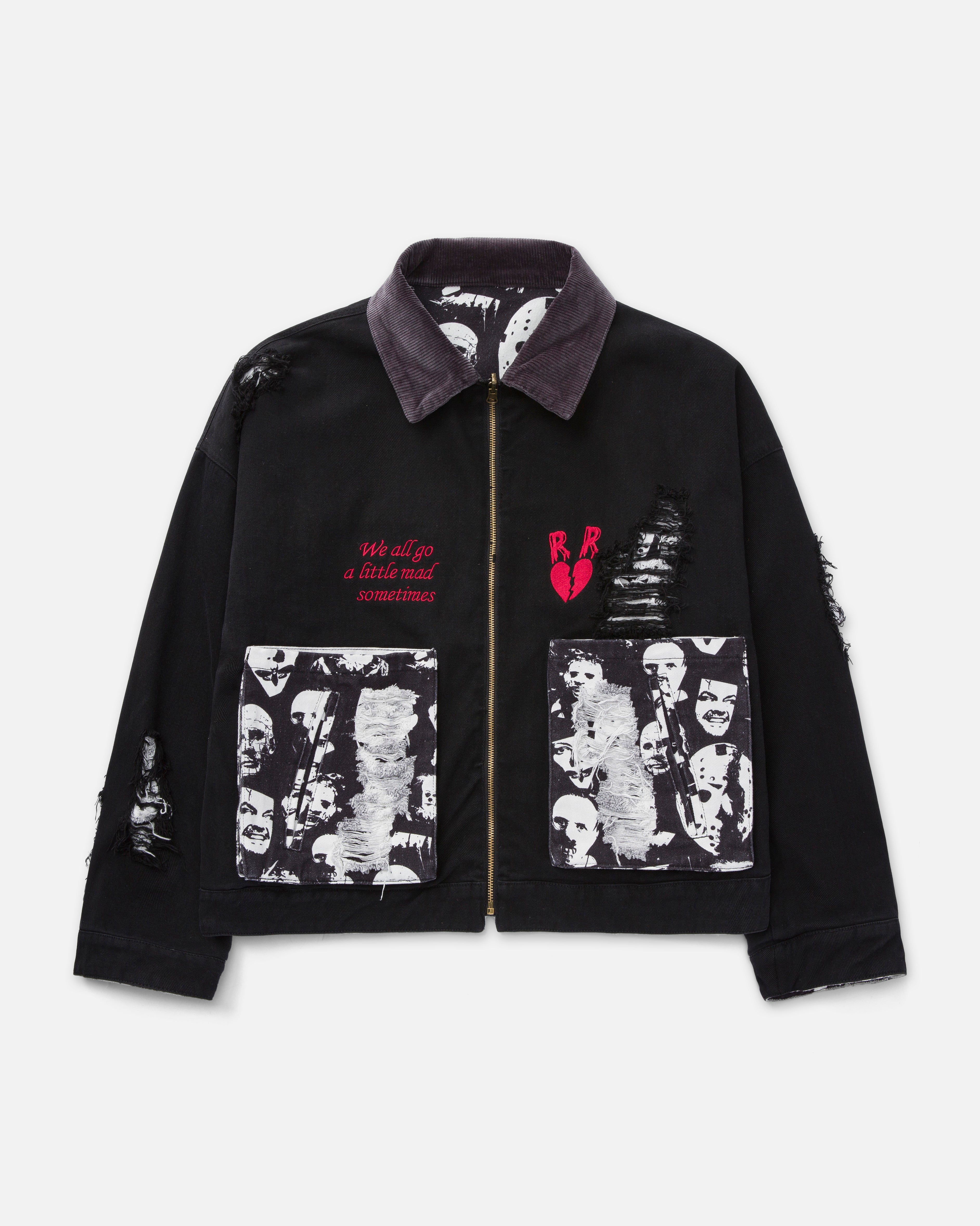RYOKO RAIN REVERSIBLE HORROR FILM WORK JACKET