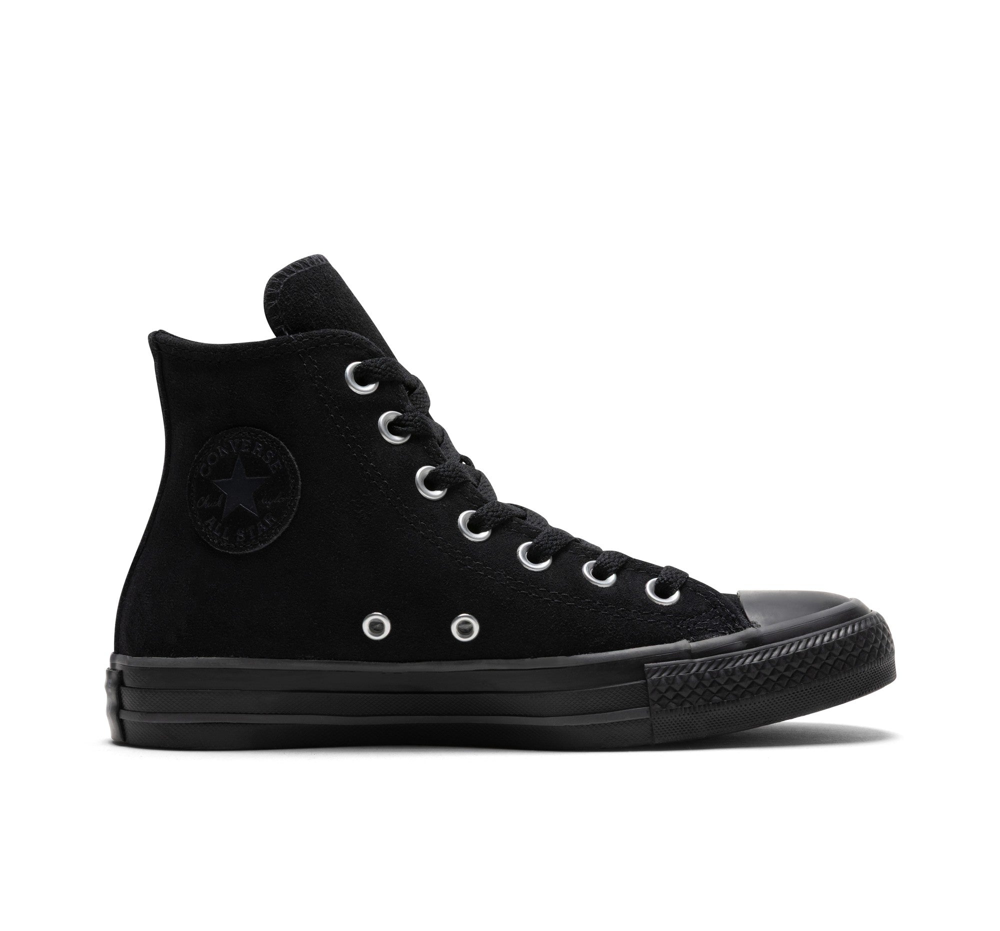 CONVERSE ALL STAR SUEDE HIGH TOP BLACK