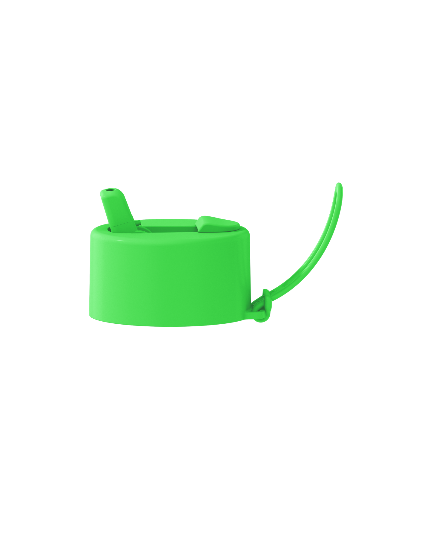 FRANK GREEN FLIP STRAW LID PACK NEON GREEN