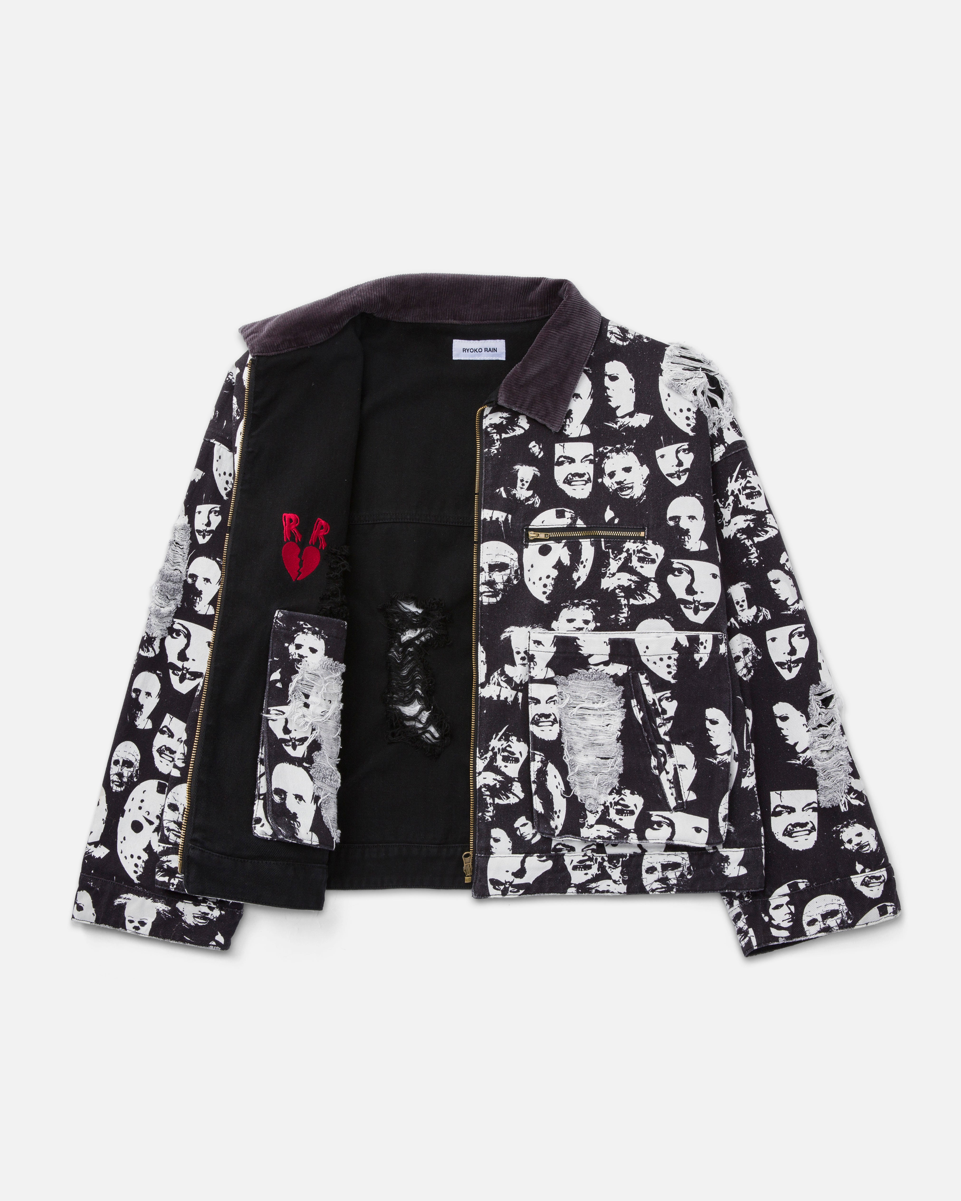 RYOKO RAIN REVERSIBLE HORROR FILM WORK JACKET
