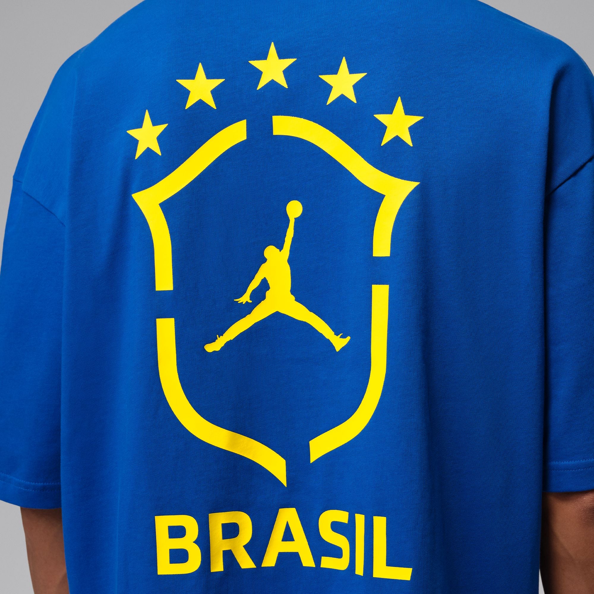 JORDAN MENS BRAZIL WORLD CUP OVERSIZED TEE