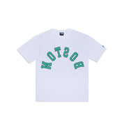 NEW ERA TEE UPSIDE DOWN BOSTON CELTICS WHI