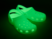 CROCS CLASSIC GLOW IN THE DARK CLOG - TODDLER