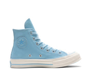 CONVERSE CHUCK 70 LEATHER HIGH TOP TRUE SKY