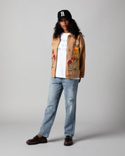 RYOKO RAIN MONARCH CLAY SUEDE WORK JACKET