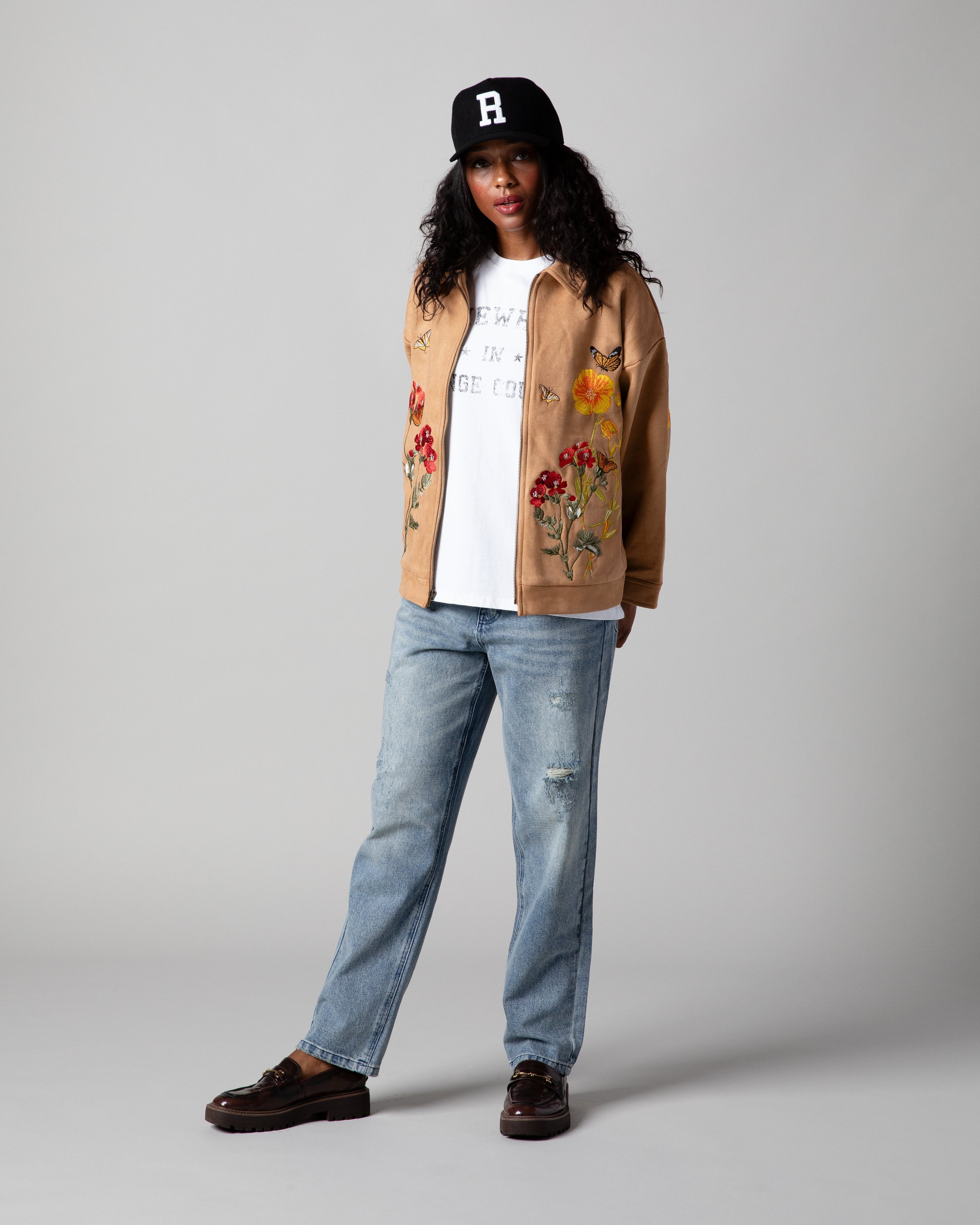 RYOKO RAIN MONARCH CLAY SUEDE WORK JACKET