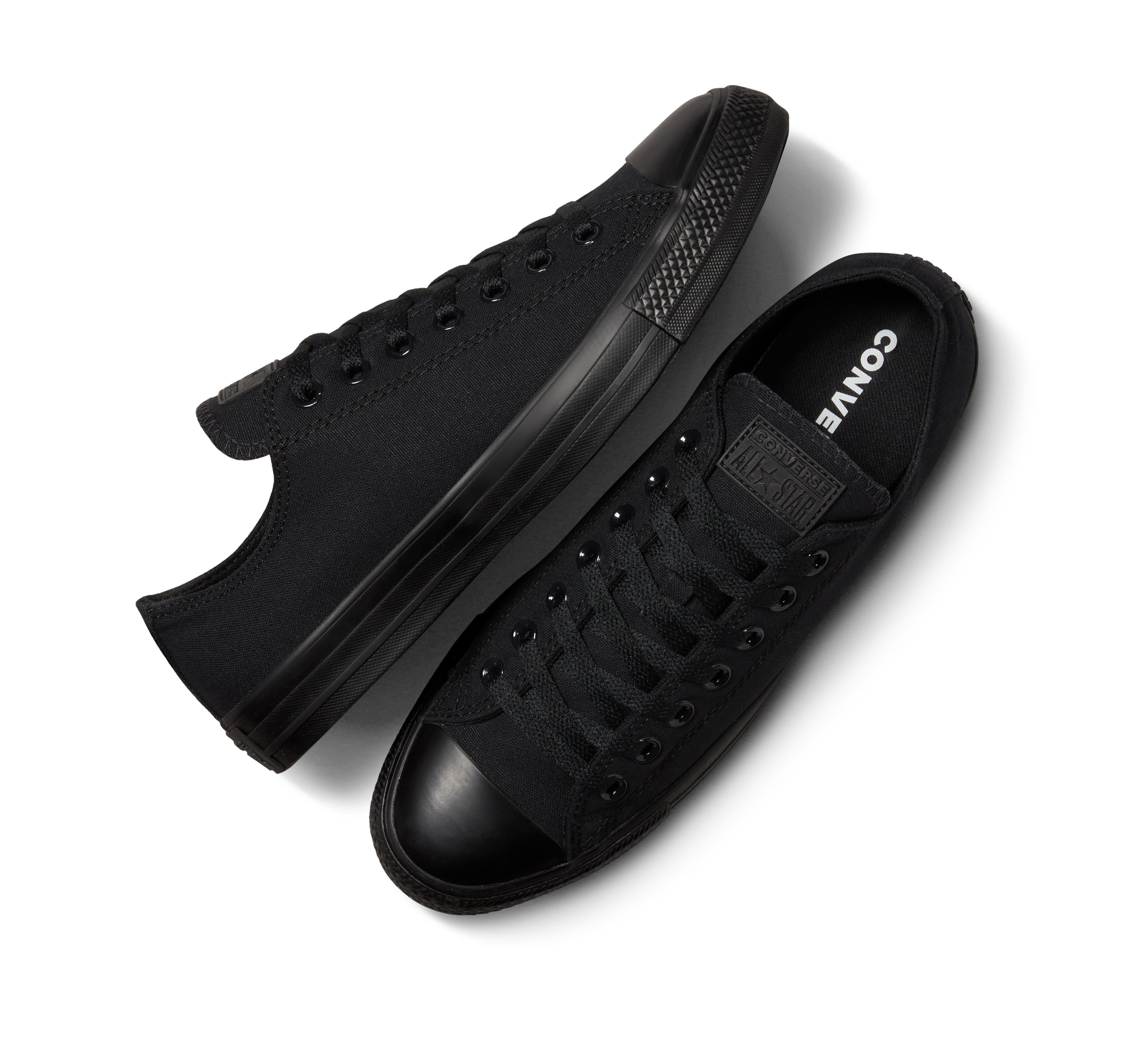 CONVERSE ALL STAR LOW TOP BLACK MONO