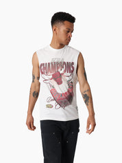 MITCHELL & NESS HARDLIGHT MUSCLE TEE BULLS