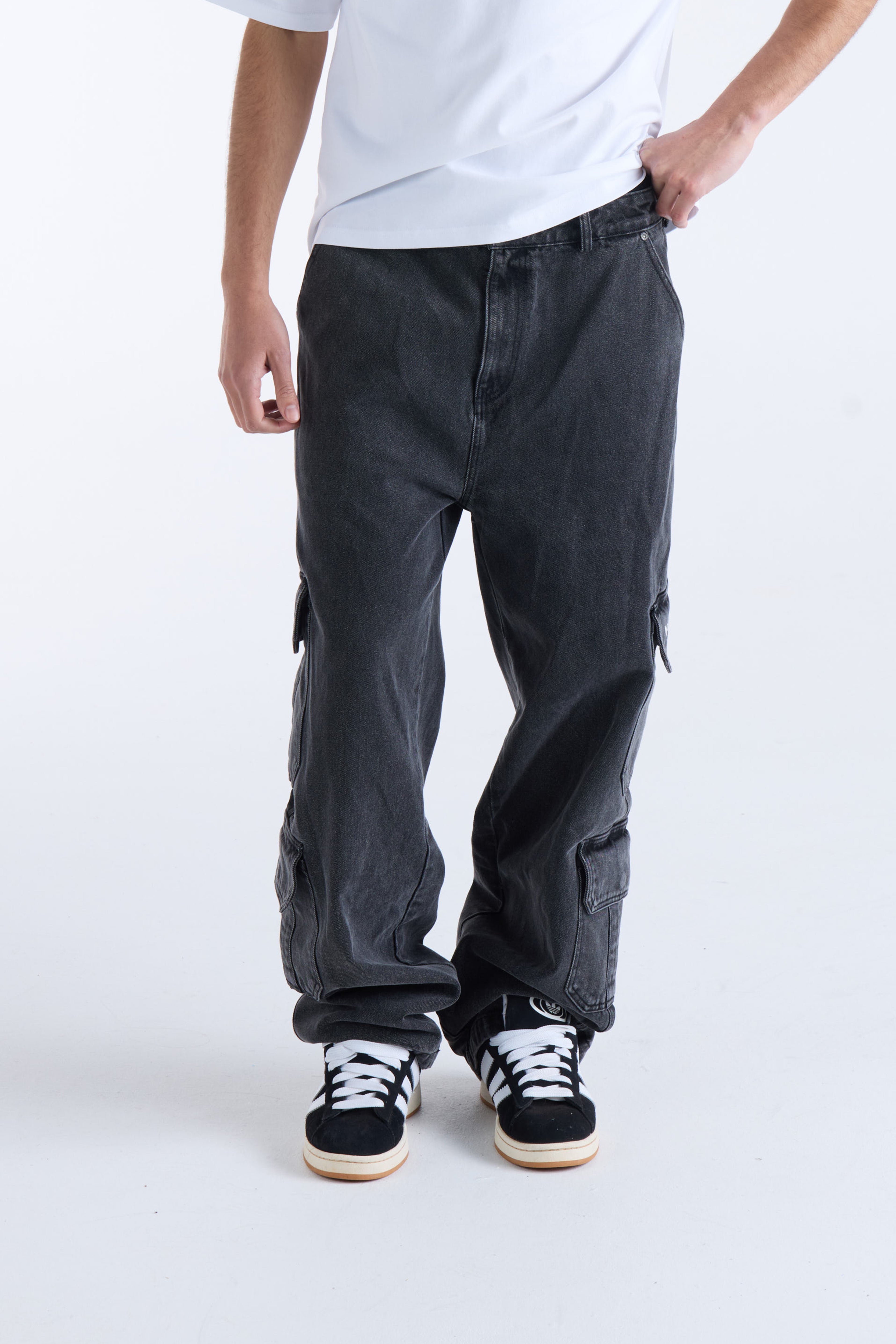 VOUSETI CARGO DENIM PANT
