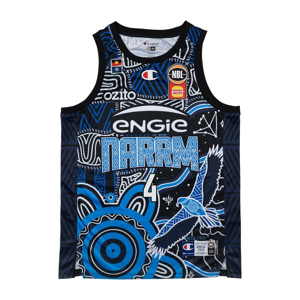 Indigenous Round Neck Jersey-Melbourne United